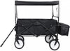 Voyager Tools Portable Wagon Folding Light Weight Wagon (Black)