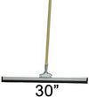 Voyager Tools 30" Floor Squeegee Straight Wood Handle Scratch Resistant Squeegee