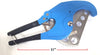 2-1/2 Diameter Pipe Cutter Tool Professional Ratcheting Pipe Cutter PVC/Resin Tubing