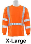 High Visibility, Reflective Long Sleeve Safety Shirt X-LG