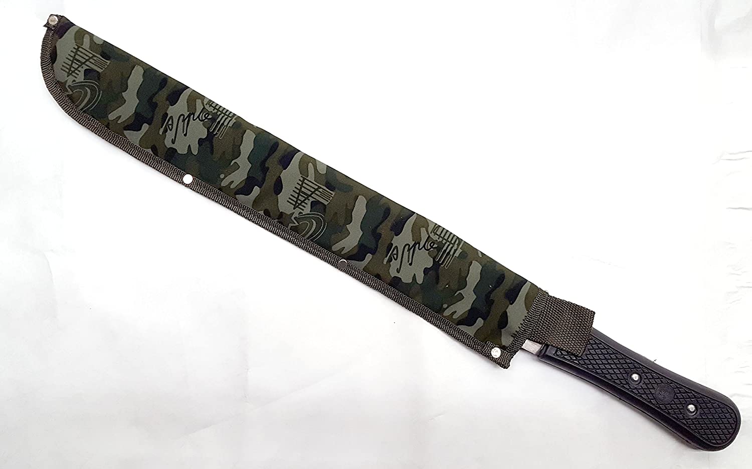 Large Machete Knife 18" Steel Blade Machete Knife With Belt Camouflage Sheath