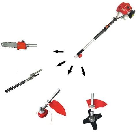 Voyager Tools 4 in 1 Trimmer KIT 2 Stroke Gas Motor Garden Trimmer