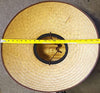 Double Weaved Hard Shell Shade Hat Large Fit Wide Brim Straw Hat Tan