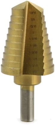 1/4" - 1-3/8" TITANIUM STEP BIT