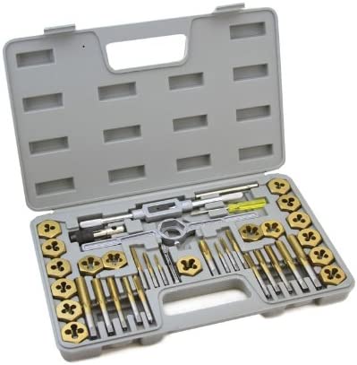 40 PC Tap And Die Set MM Hex Titanium Tap And Die