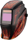 FLAMING SKULL WELDING HELMET