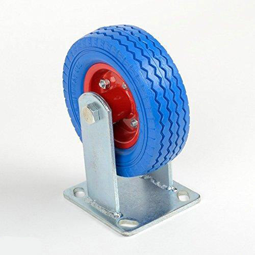 6" Fixed Caster Tire Trailer Tire Flat Free Tire Wheel 1pc