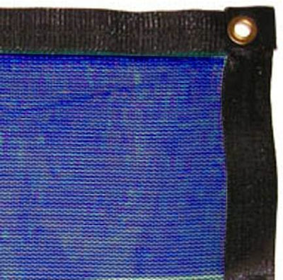 Voyager Tools Double Stitched Fence Mesh 6' x 50' (Extra Long) Shade for Fence Cover (Blue)