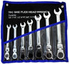 7PC SAE FLEX RATCHETING WRENCH SET