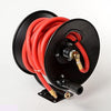 Air Hose Roll up Reel 30ft x 3/8" Air Hose Hand Reel Easy Roller