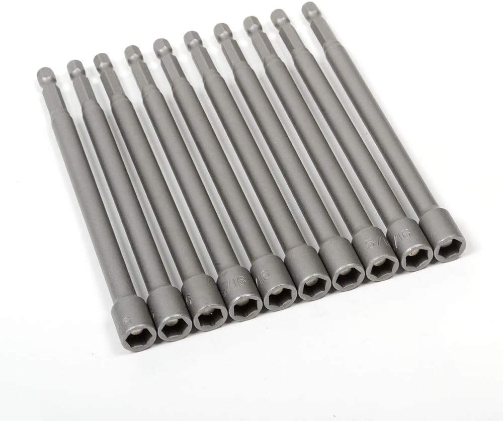 10 Pack Of Nut Setters 5/16" X 6" Nut Setter Set