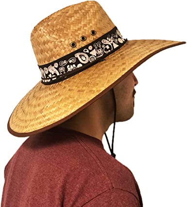 Voyager Tools Outdoor Florida Sun Hat Universal Fit Spring Summer (Brown)