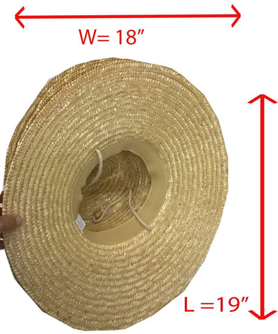 Wide Brim Shade Hat Universal Fit Beach Straw Hat Lifeguard Hat