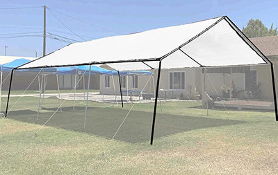 DAY STAR SHADES  White Mesh Tarp Cover Patio Canopy Shade