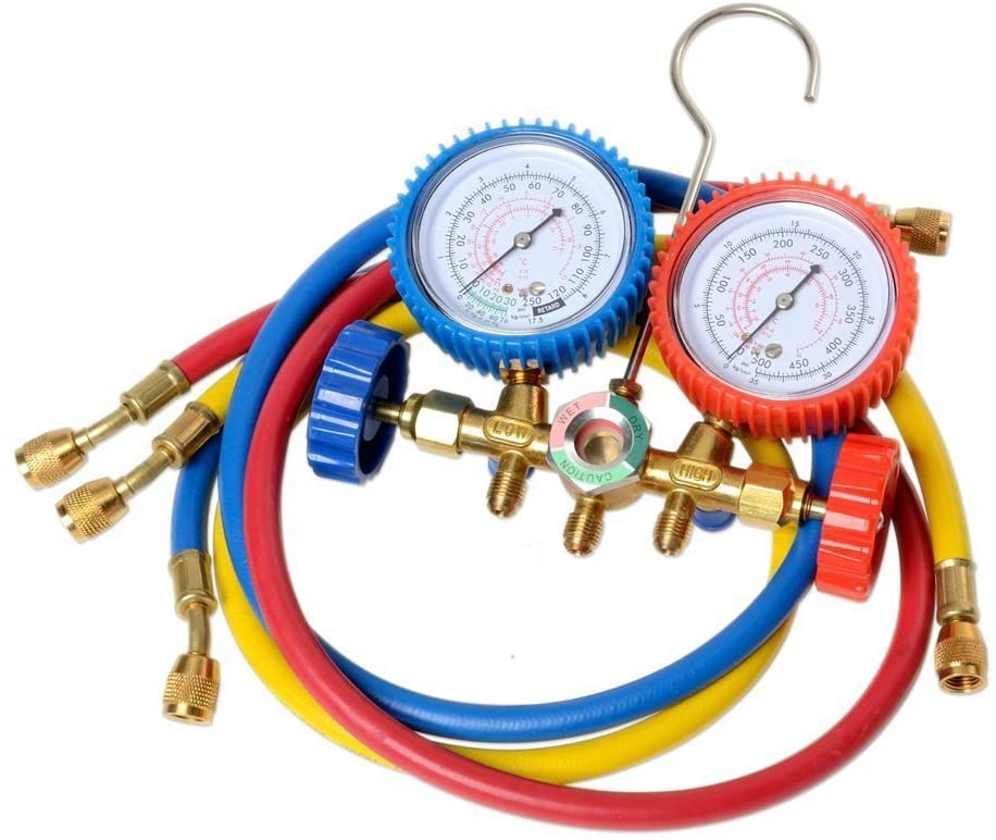 Voyager Tools A/C Manifold Gauges Set Diagnostic and Service Gauge Set