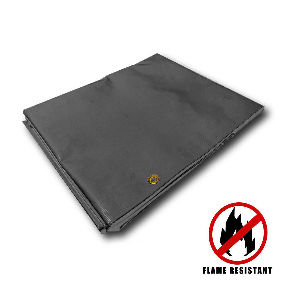 Certified Flame Retardant HD Silver Tarp Canopy 3ply Tarp Fire Retardant 12mil