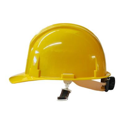 High Visibility Professional Grade Safety Helmet With Full 360 Degree Brim For Extra Protection (Yellow)